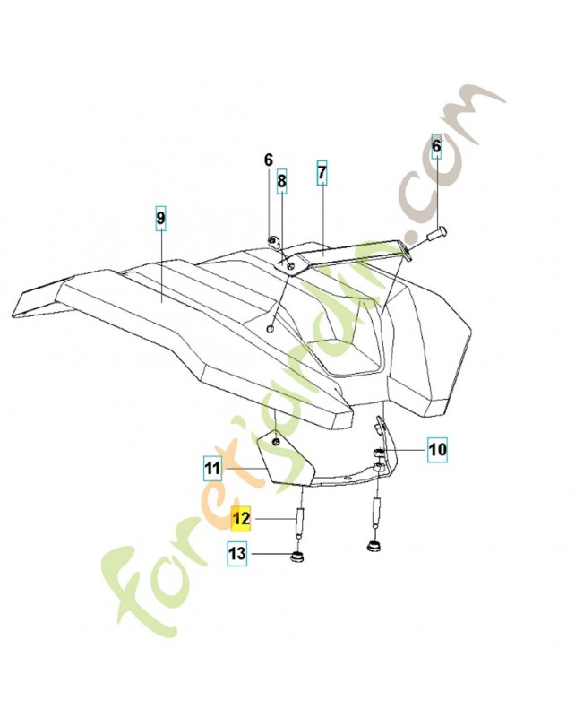 vis 595660101- Pièce détachée Husqvarna