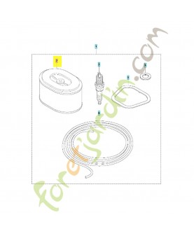 filtre à air 594575101 Pièce détachée Husqvarna