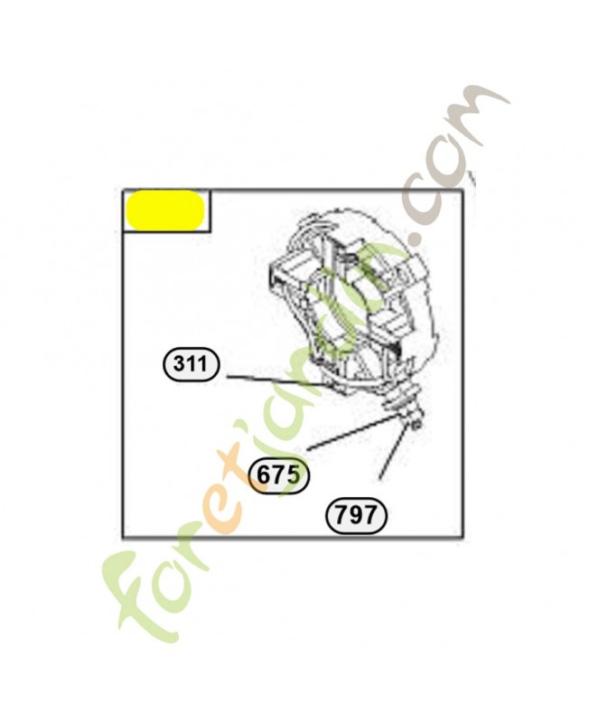 691293 Couvercle de démarreur Briggs & Stratton 691293 Couvercle de démarreur Briggs & Stratton