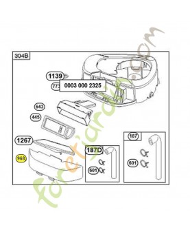697420 Cache filtre a air Briggs & Stratton
