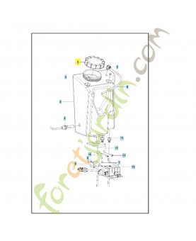 Réservoir d'eau 595659501. Pièce détachée Husqvarna