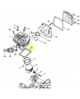 Joint de cylindre Stihl ref. 1144-029-2300