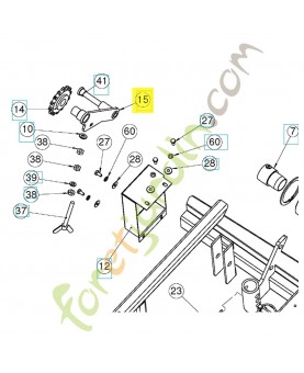 Tendeur de courroie 579512001. Pièce de rechange Husqvarna