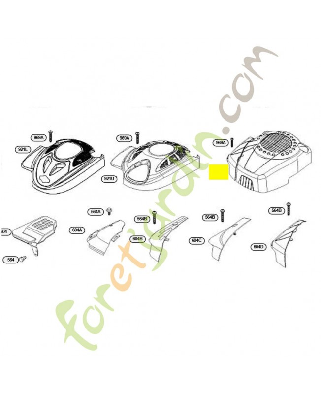 592290 couvercle de commande Briggs & Stratton 0003-000-2940 592290 couvercle de commande Briggs & Stratton 0003-000-2940