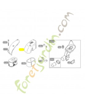 692435 Cache filtre a air Briggs & Stratton