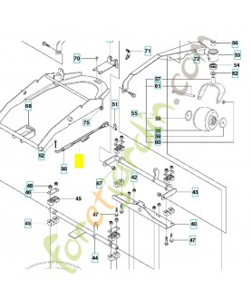 Ensemble de tiges parallèle 577842903. Pièce détachée Husqvarna