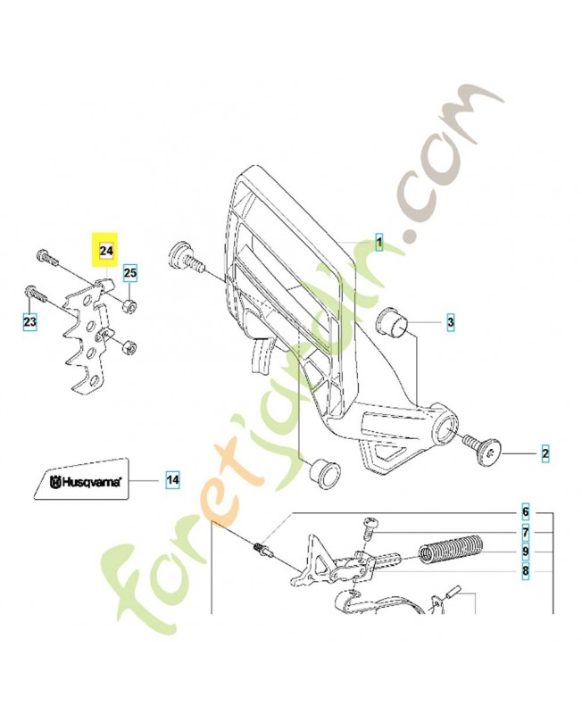 griffe 577975201 . Pièce de rechange Husqvarna