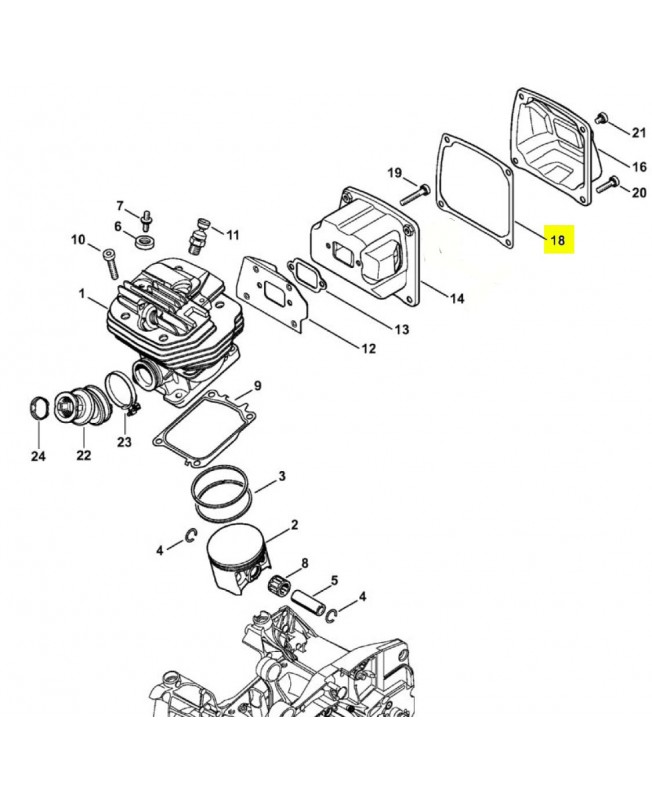 Joint Stihl ref. 1144-149-0500