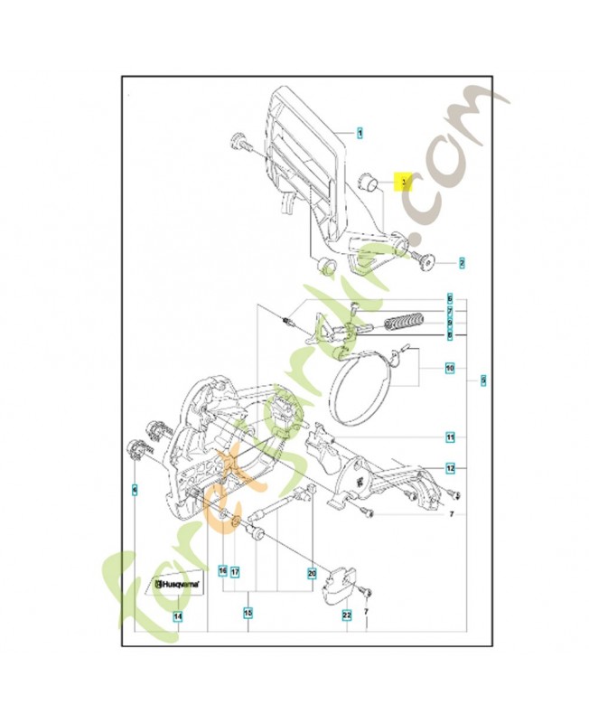 Douille 577780201. Pièce de rechange Husqvarna