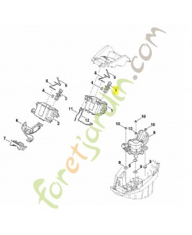 Levier d'arrêt 6368-430-9800. Pièce détachée Stihl / Vicking