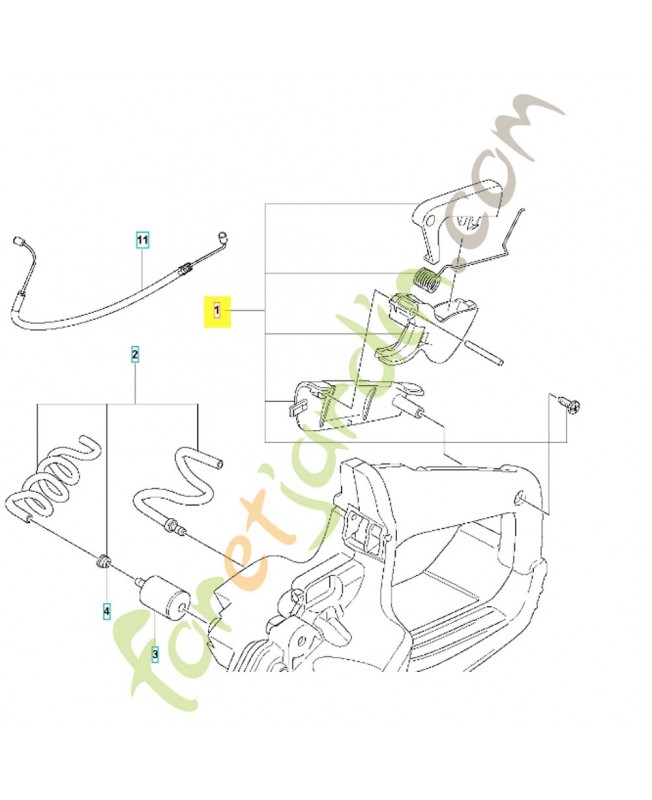 Service kit 591466001. Pièce détachée Husqvarna