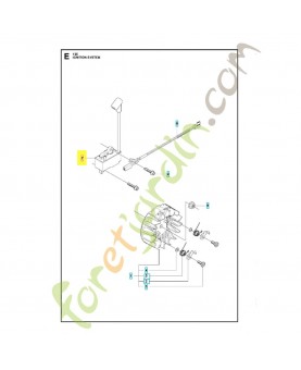 Bobine d'allumage 576705602. Pièce de rechange Husqvarna