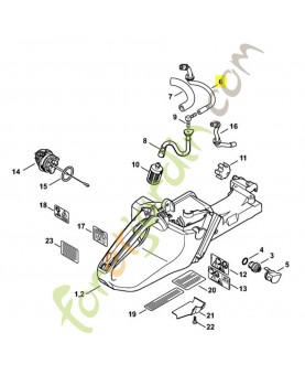 Tuyau de carburant 1138-350-2704. Pièce détachée Stihl / Vicking