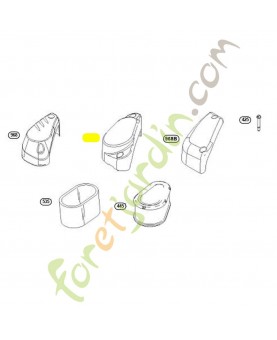793432 Cache filtre a air Briggs & Stratton0003-000-2064