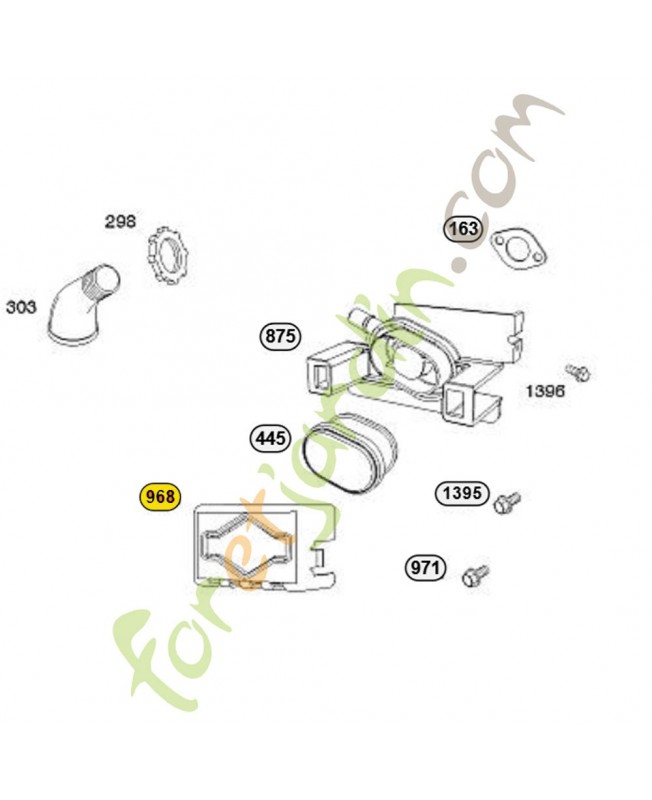 790172 Cache filtre a air Briggs & Stratton