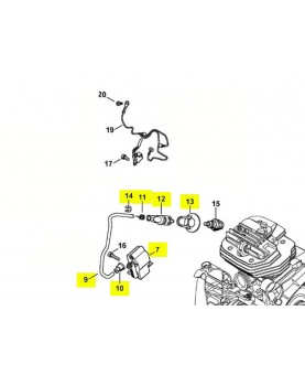 Bobine 1144-400-4704 stihl