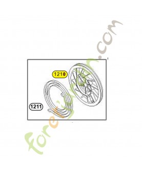498144 Ensemble poulie ressort 0003-000-0317. Pièce de rechange pour moteur thermique Briggs et Straton