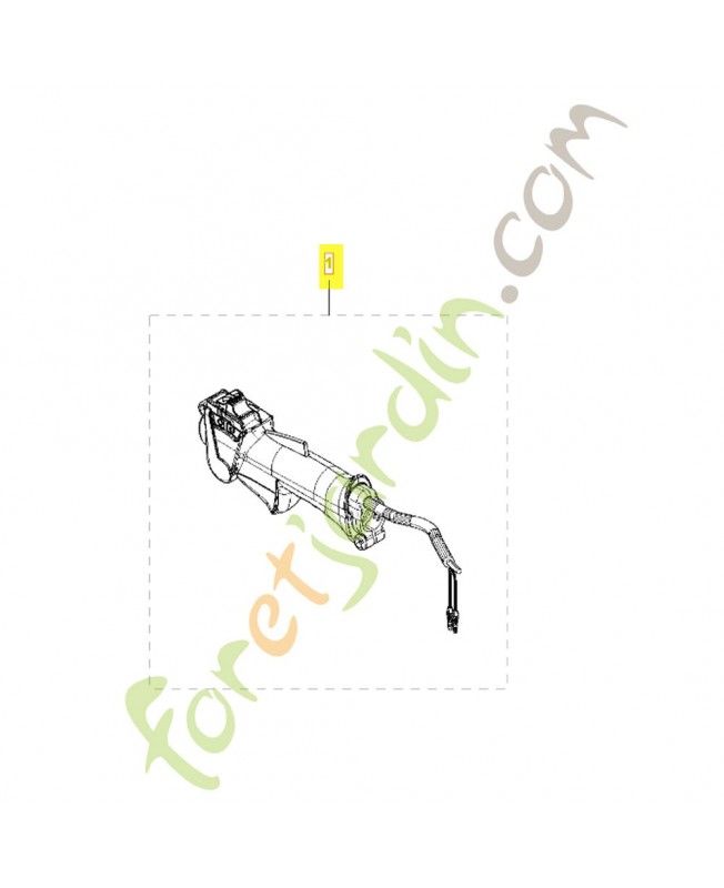 Poignée d'accélération complète 587499901. Pièce de rechange Husqvarna