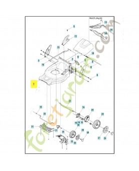 Chassis 589699201 - Pièce détachée Husqvarna