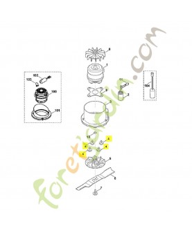 Vis 6101-760-5800. Pièce de rechange Sithl / Vicking