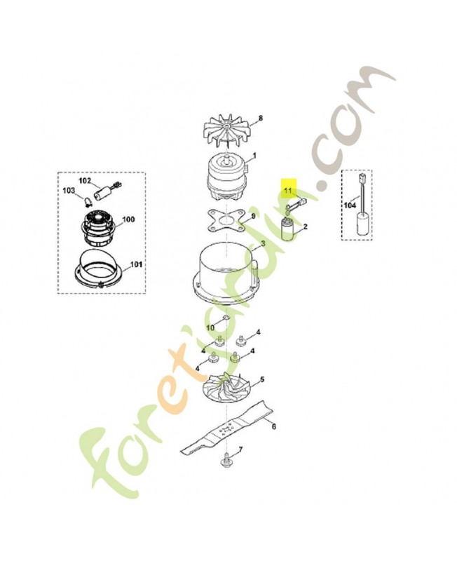 Câble adaptateur 0000-440-0710. Pièce de rechange Sithl / Vicking Câble adaptateur 0000-440-0710. Pièce de rechange Sithl / Vicking