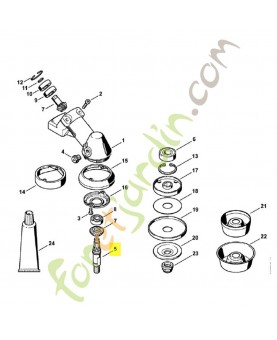 Arbre de sortie 4119-642-0601. Pièce de rechange Sithl / Vicking