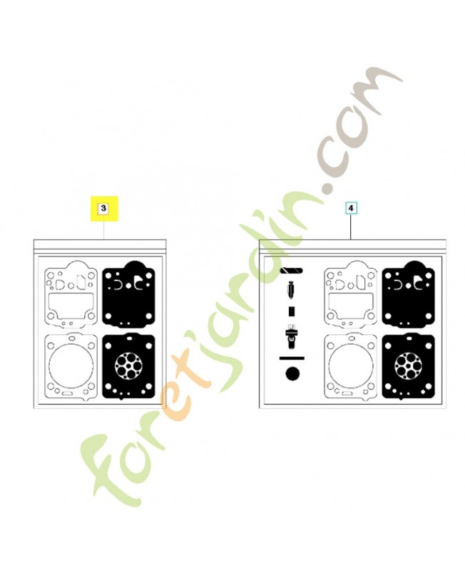 Kit 545008031. Pièce de rechange Husqvarna