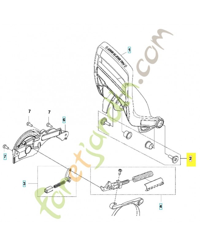 Garniture d’étanchéités et vis 590105301. Pièce détachée Husqvarna
