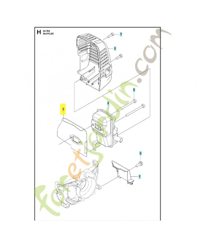 Joint 591103001. Pièce détachée Husqvarna