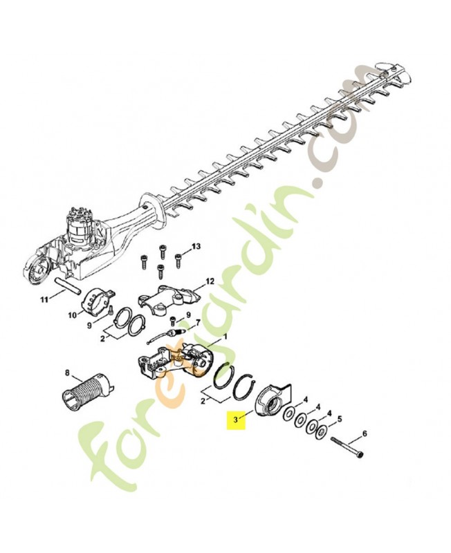 Couvercle 4859-793-4600. Pièce de rechange Sithl / Vicking