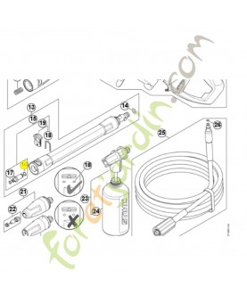 Joint torique 9645-948-7486. Pièce détachée Stihl / Vicking