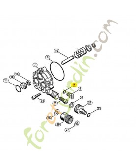 Joint torique 11,11x1,78 9645-945-1075. Pièce de rechange Sithl / Vicking
