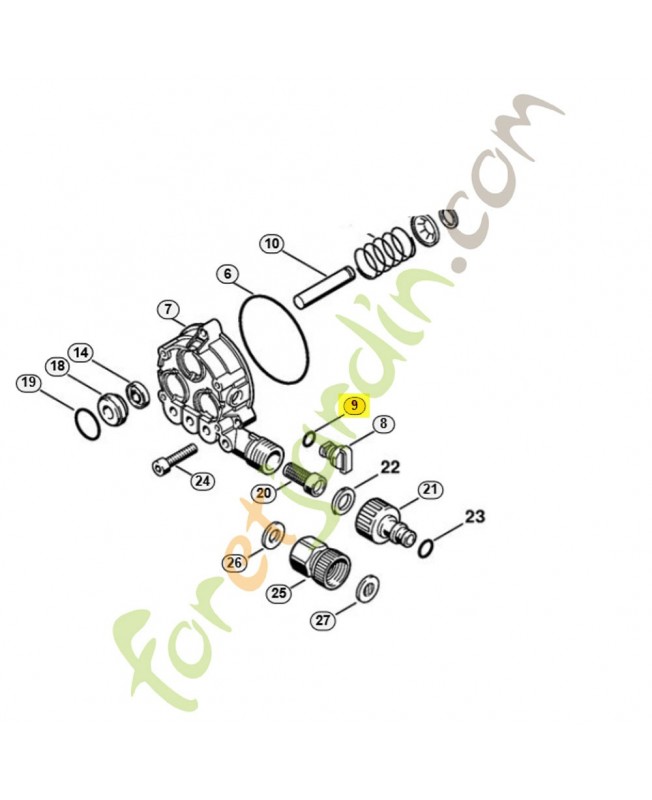 Joint torique 11,11x1,78 9645-945-1075. Pièce de rechange Sithl / Vicking Joint torique 11,11x1,78 9645-945-1075. Pièce de rechange Sithl / Vicking