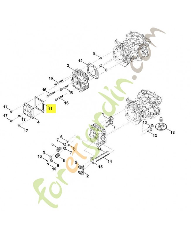 Joint 0004-029-0502. Pièce détachée Stihl / Vicking