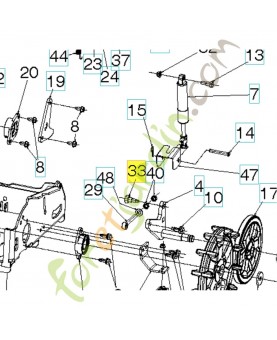 Boulon 590554302. Pièce détachée Husqvarna