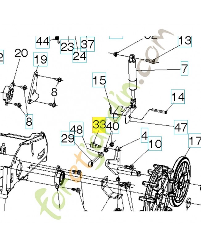 Boulon 590554302. Pièce détachée Husqvarna