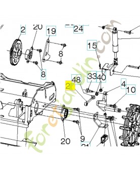 Epingle 590554001. Pièce détachée Husqvarna