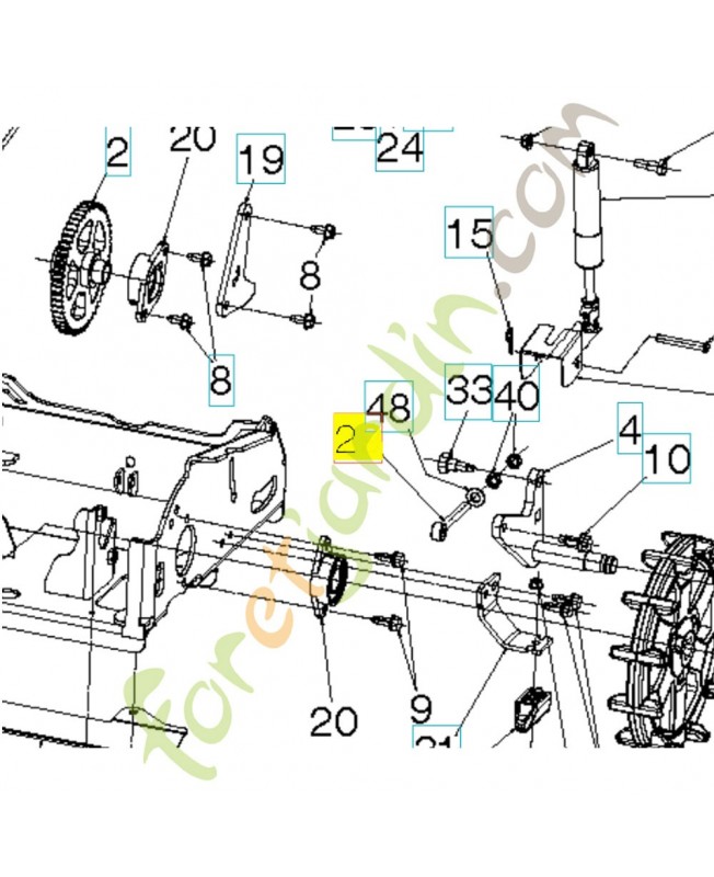 Epingle 590554001. Pièce détachée Husqvarna