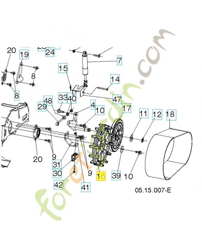engrenage 590554401- Pièce détachée Husqvarna engrenage 590554401- Pièce détachée Husqvarna