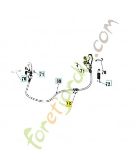 Clip serre cable
