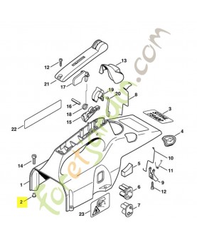 Rivet tubulaire 9416-868-6630. Pièce de rechange Sithl / Vicking