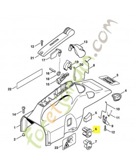 Douille 4223-123-7500. Pièce de rechange Sithl / Vicking