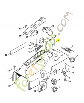 Tringlerie des gaz 4223-182-1500. Pièce de rechange Sithl / Vicking
