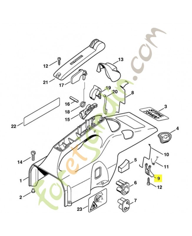 Crampon 4223-435-6000. Pièce de rechange Sithl / Vicking