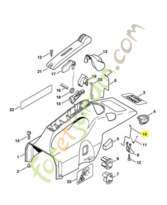 Tringlerie d’arrêt 4223-435-1100. Pièce de rechange Sithl / Vicking Tringlerie d’arrêt 4223-435-1100. Pièce de rechange Sithl / Vicking