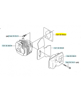 Joint référence 531004802. Pièce de rechange Husqvarna