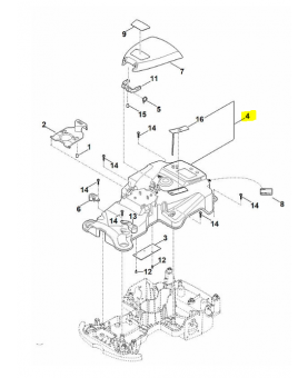 Carter 6301-700-8518Remplace référence 63017007516. Pièce détachée Stihl / Vicking