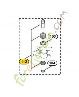 Jeu amortisseurs 6375-007-1008. Pièce de rechange Sithl / Vicking