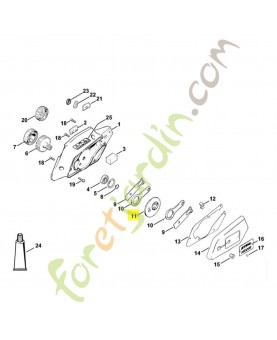 Pignon 57 dents 4226-640-7500. Pièce de rechange Sithl / Vicking