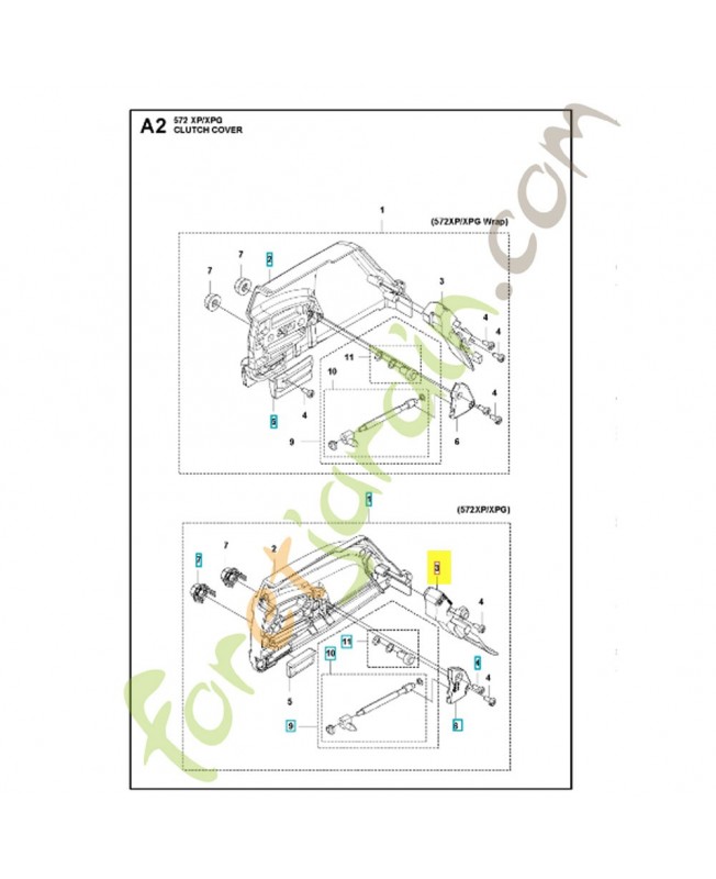 Protecteur 575236401. Pièce détachée Husqvarna